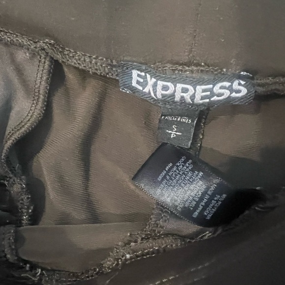 Express Olive Green Trousers - Picture 8 of 9